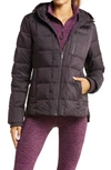 Zella Responsible Down Hooded Jacket In Purple Nebula