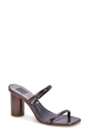 Dolce Vita Women's Noles Strappy Round-heel Sandals In Mercury Metallic Stella