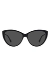 Jimmy Choo Val/s Ir 0807 Cat Eye Sunglasses In Grey
