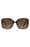 Marc Jacobs 54mm Gradient Square Sunglasses In Havana