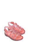 Mini Melissa Little Kid's & Kid's Flox Bb Sandals In Clear Pink
