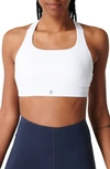 Sweaty Betty Power Medium Impact Sports Bra In White