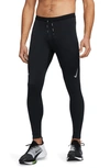 Nike Men's Aeroswift Dri-fit Adv Running Tights In Black/ Black/ Black/ White