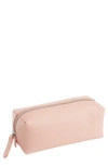Royce New York Personalized Utility Bag In Light Pink - Silver Foil