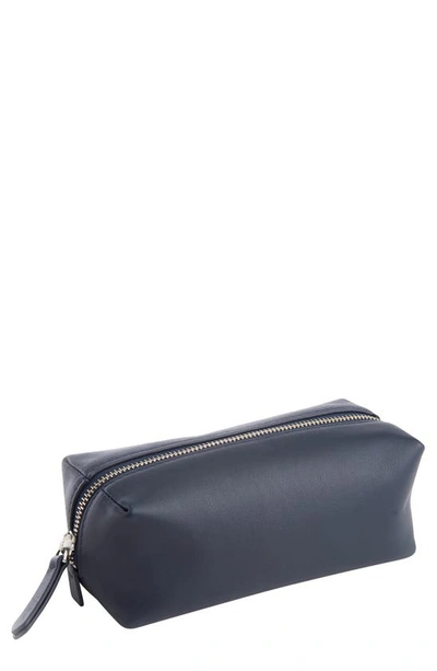 Royce New York Personalized Utility Bag In Navy Blue - Gold Foil