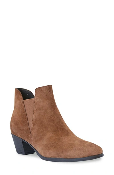 Munro Jackson Bootie In New Tobacco Suede