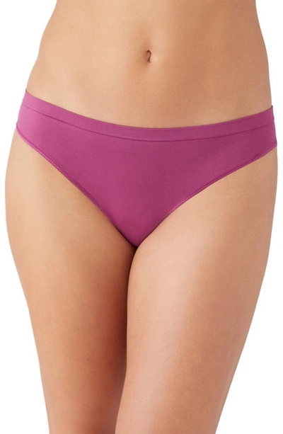 B.tempt'd By Wacoal Comfort Intended Daywear Thong In Raspberry Coulis