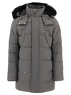 Moose Knuckles Mens Grey Other Materials Coat In Grey