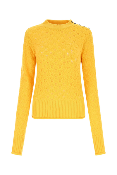 Sportmax Yellow Wool Blend Theodor Sweater Yellow  Donna M