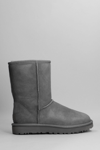 Ugg Classic Short Ii Suede Snow Boots In Gray