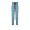 THE ELDER STATESMAN BLUE SPEED CHECK CASHMERE TRACK trousers,22016618358166