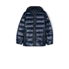 CANADA GOOSE BLUE CROFTON HOODED QUILTED JACKET,546017911229
