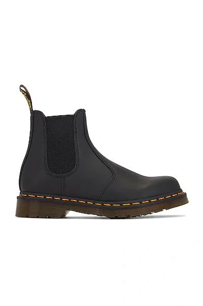 Dr. Martens 2976 Nappa Leather Chelsea Boots In Black