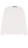 Theory Essential Anemone Long Sleeve T-shirt In White