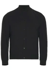 Theory Murphy Precision Slim Fit Bomber Jacket In Black