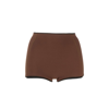 ABYSSE BROWN PARRY HIGH WAIST BIKINI BOTTOMS,ABY039BREENEO18310490
