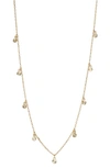 Argento Vivo Diamond Cut Disc Charm Necklace In Gold