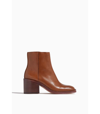 Loeffler Randall Blakely Square Toe Mid Heel Boot In Safari In Brown