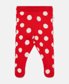 Stella Mccartney Polka-dot Knit Leggings In Red