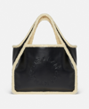 Stella Mccartney Stella Logo Fff & Alter Mat Tote Bag In Black