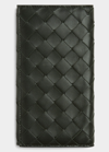 Bottega Veneta Intrecciato Passport Holder In Mutli-nero