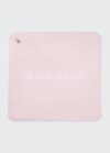 GIVENCHY ALLOVER 4G PRINT BABY BLANKET - REVERSIBLE TO GIVENCHY LOGO