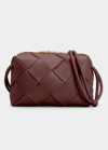 Bottega Veneta Small Intrecciato Napa Camera Crossbody Bag In Barolo