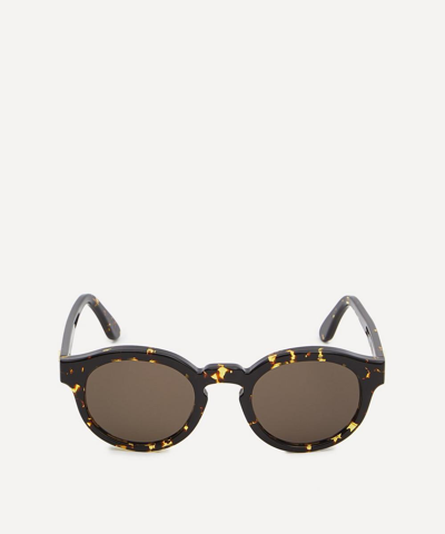 Han Kjobenhavn Round Dan Acetate Sunglasses In Tan