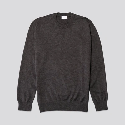 Asket The Merino Sweater Charcoal Melange