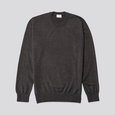 Asket The Merino Jumper Charcoal Melange