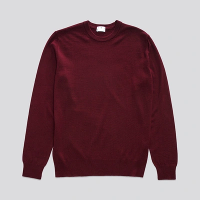 Asket The Merino Sweater Burgundy