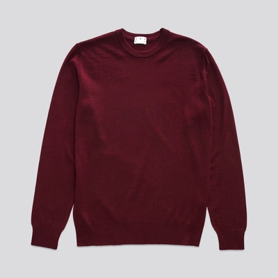 Asket The Merino Jumper Burgundy