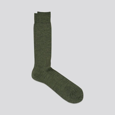 Asket The Merino Sock Dark Green