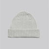Asket The Ribbed Wool Beanie Light Grey In Light Grey