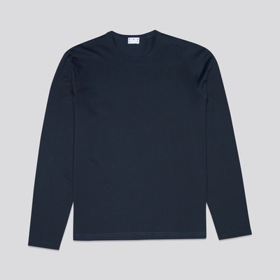 Asket The Long Sleeve T-shirt Dark Navy