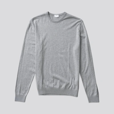 Asket The Cotton Jumper Grey Melange