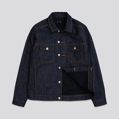 Asket The Raw Denim Jacket Raw Denim In Raw Denim