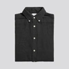 Asket The Flannel Shirt Charcoal Melange In Charcoal Melange
