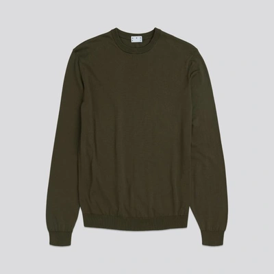 Asket The Cotton Jumper Olive