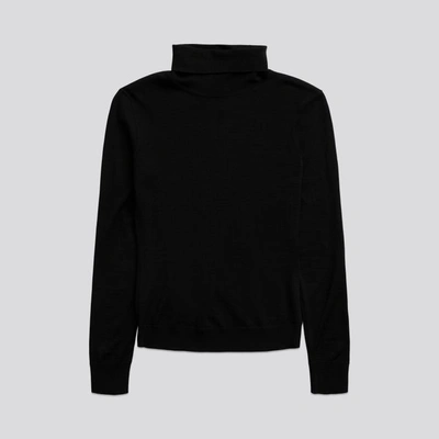 Asket The Merino Turtleneck Black