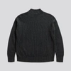Asket The Mock Neck Sweater Charcoal Melange In Charcoal Melange