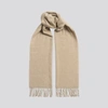 ASKET THE CASHMERE WOOL SCARF BEIGE