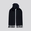 Asket The Cashmere Wool Scarf Dark Navy In Dark Navy