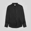 Asket The Lyocell Shirt Black In Black