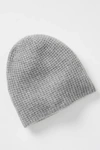 White + Warren Thermal Cashmere Beanie In Grey