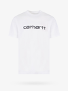 Carhartt Script Logo Graphic T-shirt In White