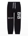 Givenchy Kids' Boy's Sweatpants With 4g Logo In Black