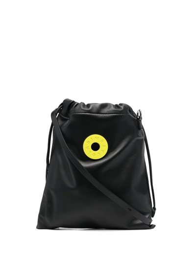 Bimba Y Lola Ring-embellished Bucket Bag In Schwarz