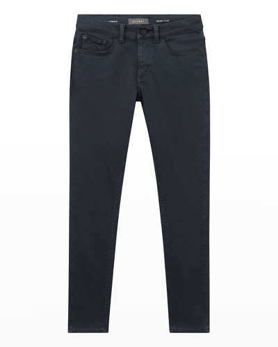 Dl Premium Denim Kids' Boy's Brady Slim-fit Denim Jeans In Ultimate Gray