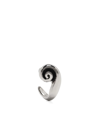 Sophie Buhai Nautilus Polished Ear Cuff In Silver